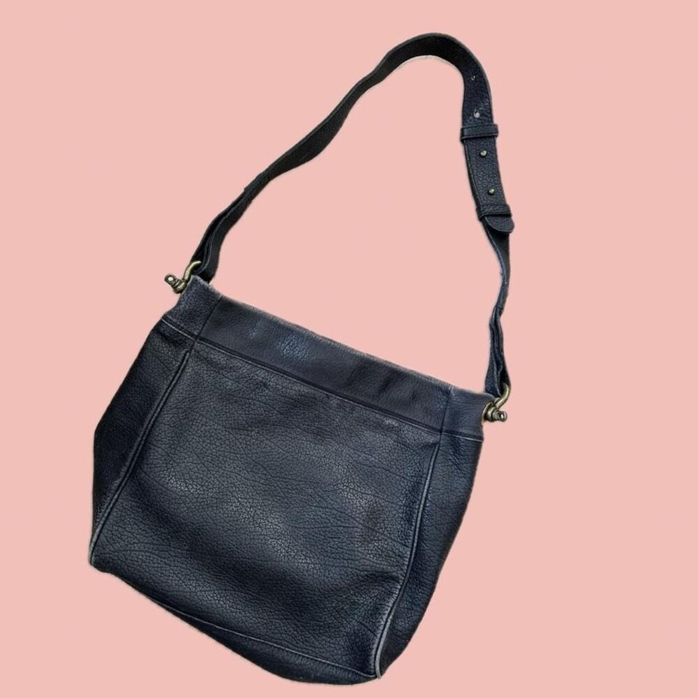 DKNY leather shoulder bag from the 1990s